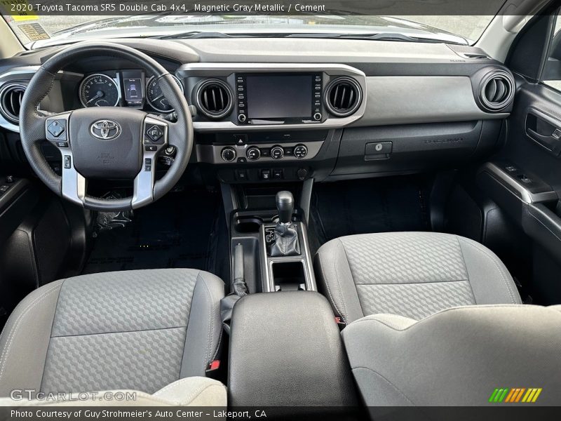 Magnetic Gray Metallic / Cement 2020 Toyota Tacoma SR5 Double Cab 4x4