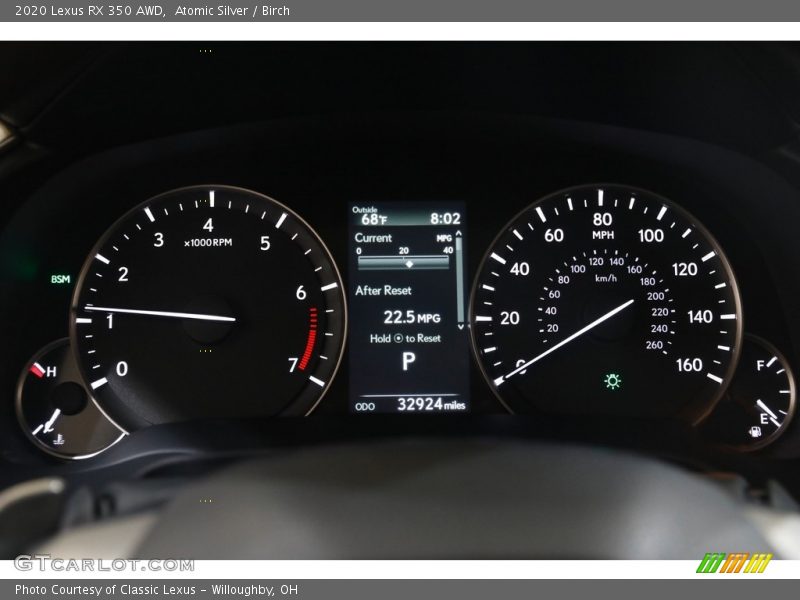  2020 RX 350 AWD 350 AWD Gauges