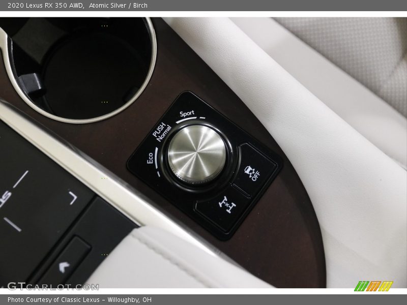 Controls of 2020 RX 350 AWD