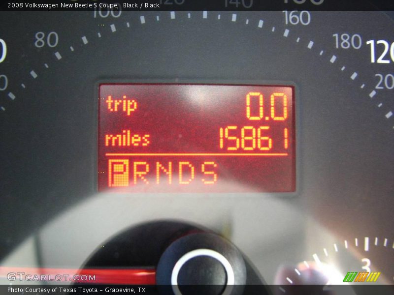 Black / Black 2008 Volkswagen New Beetle S Coupe