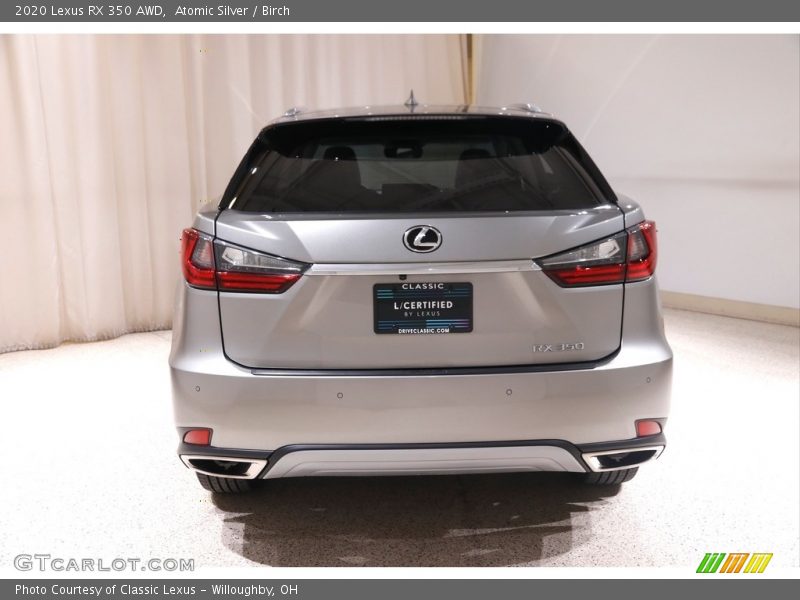 Atomic Silver / Birch 2020 Lexus RX 350 AWD