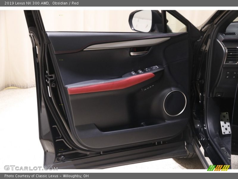 Obsidian / Red 2019 Lexus NX 300 AWD