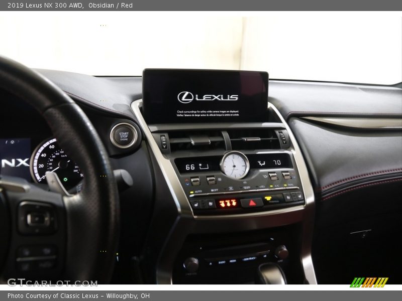 Obsidian / Red 2019 Lexus NX 300 AWD