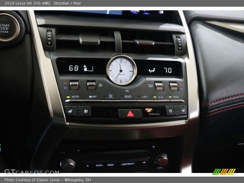 Obsidian / Red 2019 Lexus NX 300 AWD