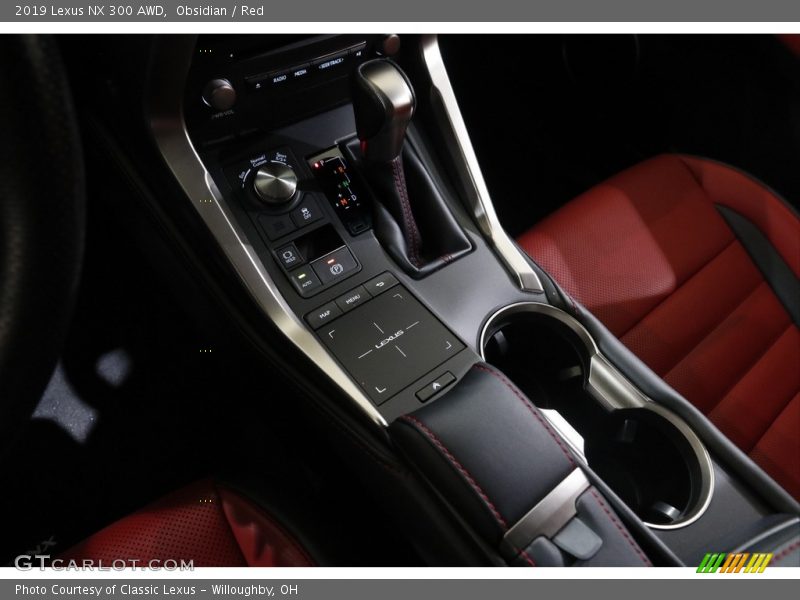 Obsidian / Red 2019 Lexus NX 300 AWD