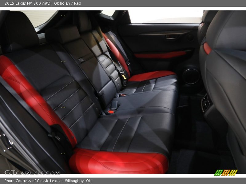Obsidian / Red 2019 Lexus NX 300 AWD