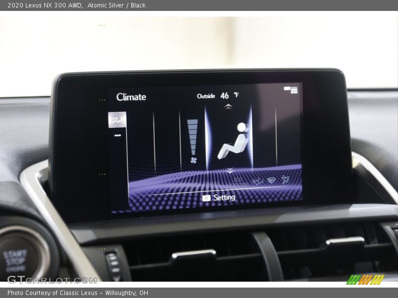 Atomic Silver / Black 2020 Lexus NX 300 AWD