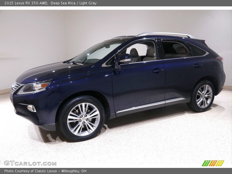 Deep Sea Mica / Light Gray 2015 Lexus RX 350 AWD
