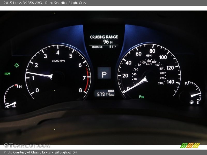 Deep Sea Mica / Light Gray 2015 Lexus RX 350 AWD