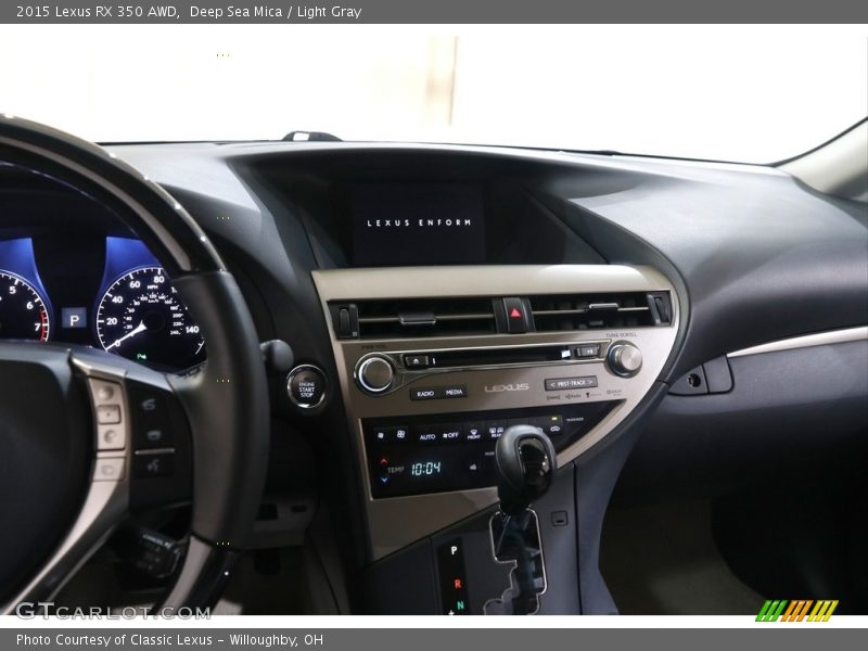 Deep Sea Mica / Light Gray 2015 Lexus RX 350 AWD
