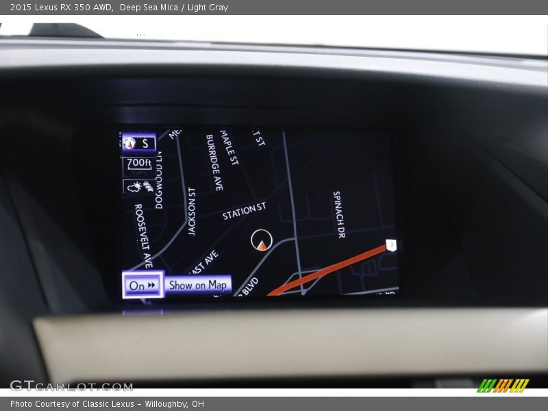 Deep Sea Mica / Light Gray 2015 Lexus RX 350 AWD