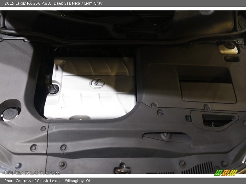 Deep Sea Mica / Light Gray 2015 Lexus RX 350 AWD
