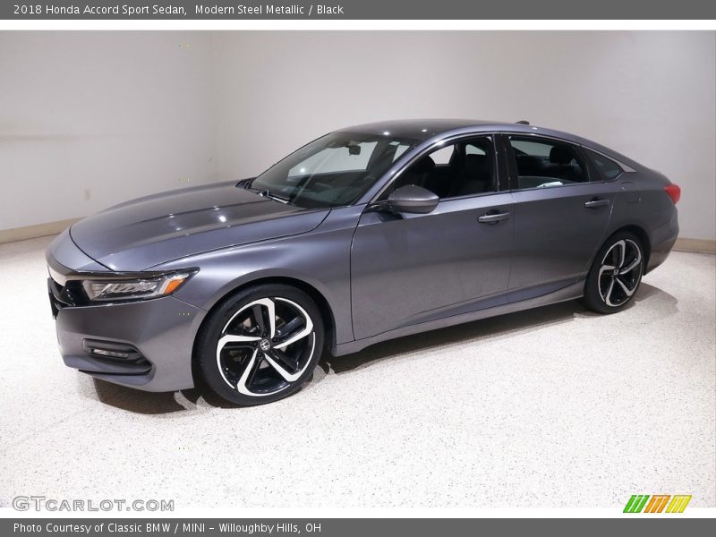 Modern Steel Metallic / Black 2018 Honda Accord Sport Sedan