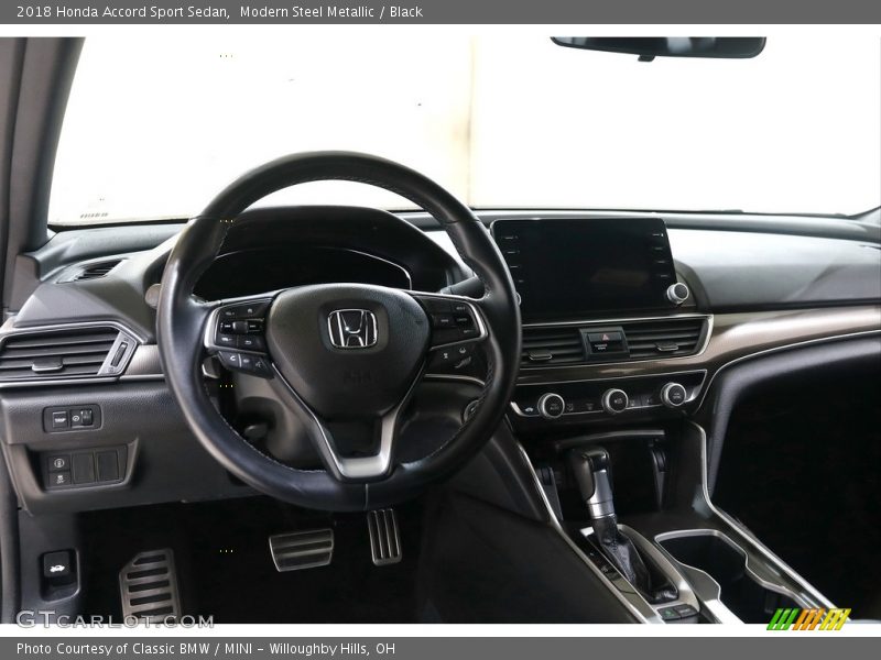 Modern Steel Metallic / Black 2018 Honda Accord Sport Sedan