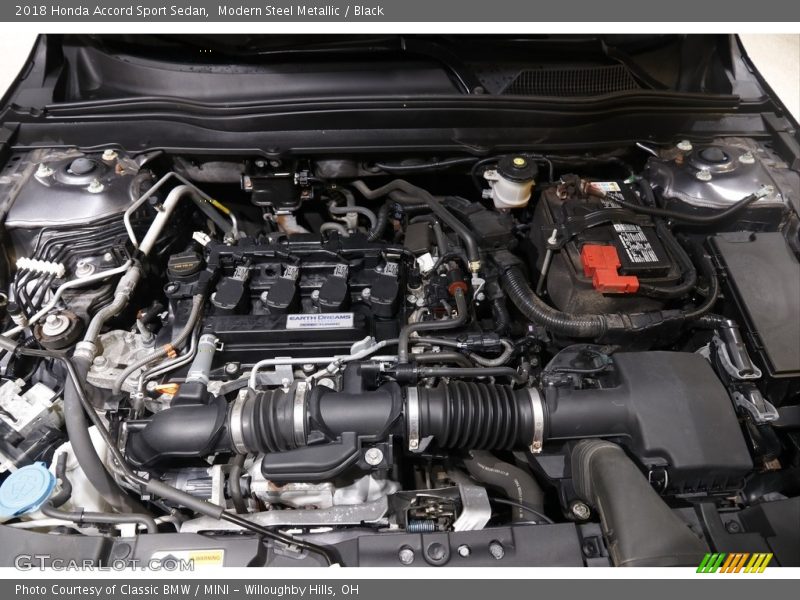 Modern Steel Metallic / Black 2018 Honda Accord Sport Sedan
