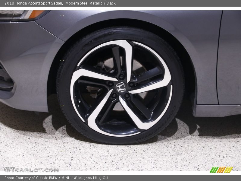 Modern Steel Metallic / Black 2018 Honda Accord Sport Sedan