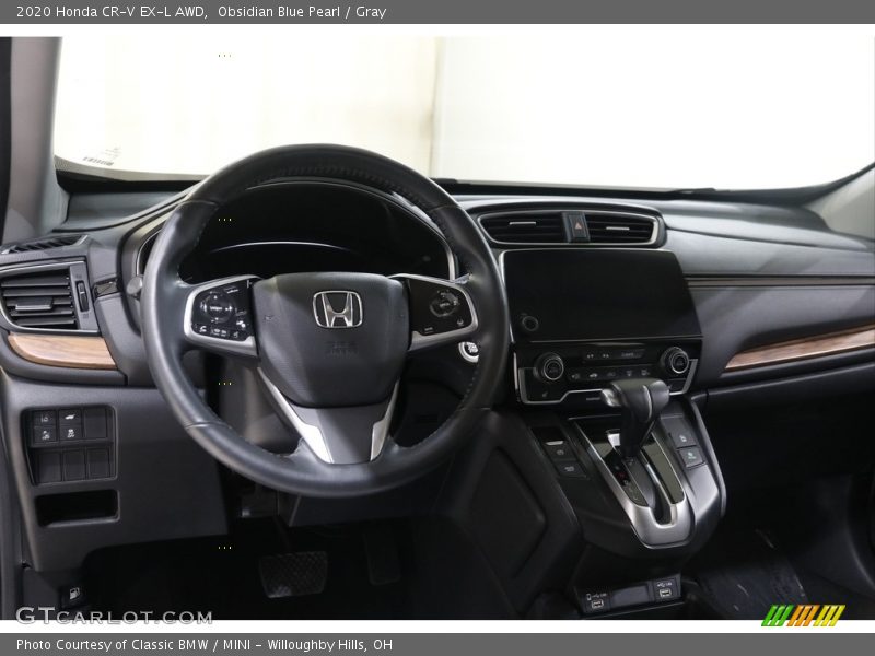 Obsidian Blue Pearl / Gray 2020 Honda CR-V EX-L AWD