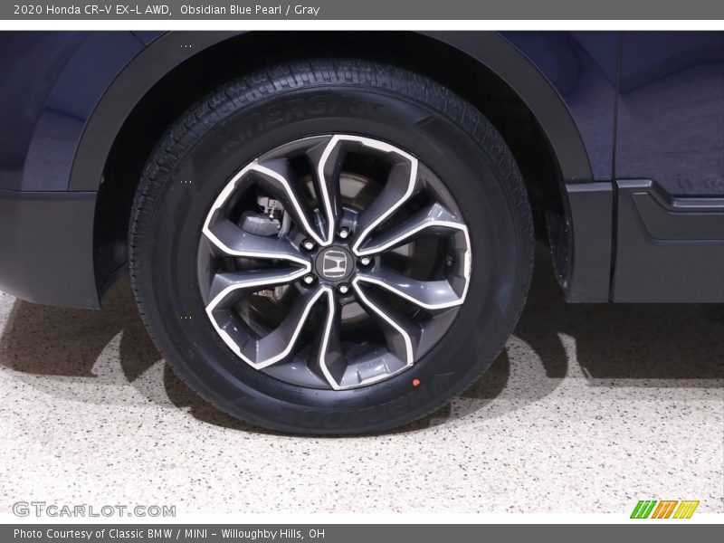 Obsidian Blue Pearl / Gray 2020 Honda CR-V EX-L AWD