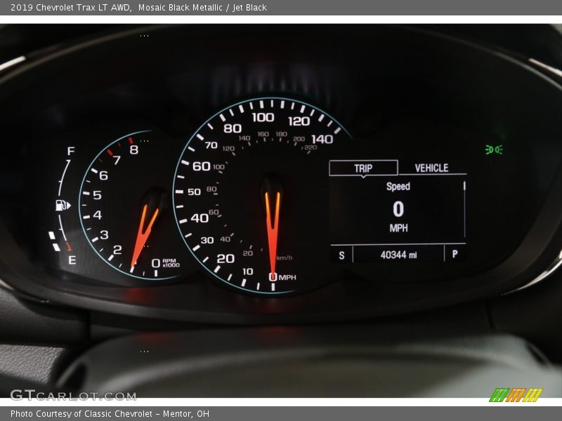 Mosaic Black Metallic / Jet Black 2019 Chevrolet Trax LT AWD