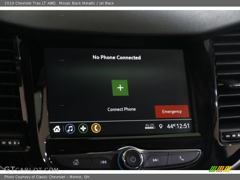 Mosaic Black Metallic / Jet Black 2019 Chevrolet Trax LT AWD