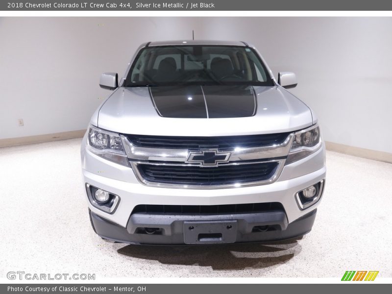 Silver Ice Metallic / Jet Black 2018 Chevrolet Colorado LT Crew Cab 4x4