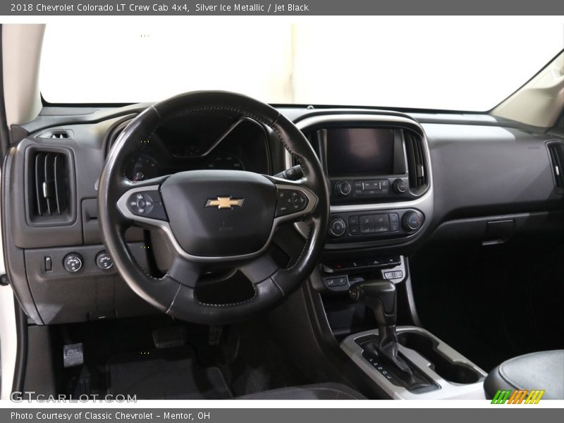 Silver Ice Metallic / Jet Black 2018 Chevrolet Colorado LT Crew Cab 4x4