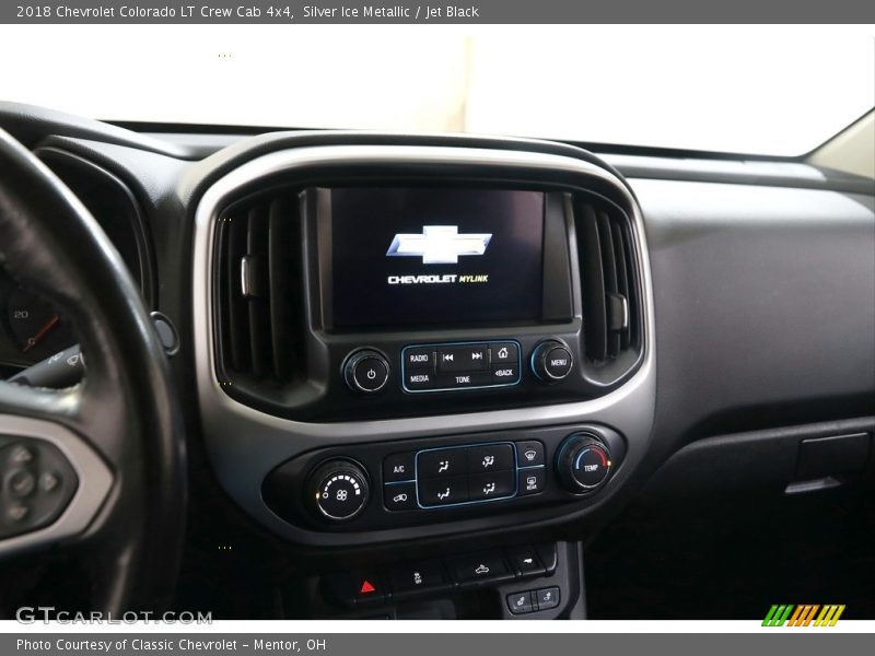 Silver Ice Metallic / Jet Black 2018 Chevrolet Colorado LT Crew Cab 4x4