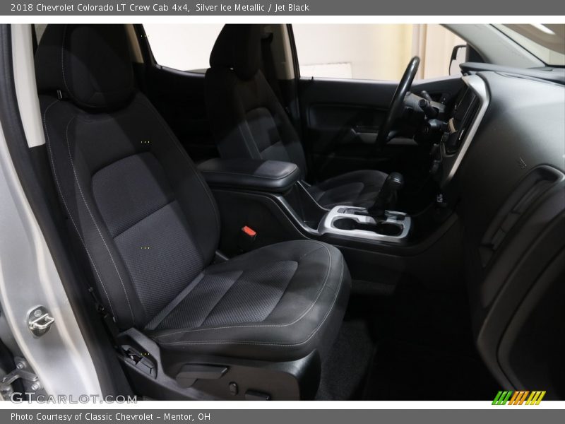 Silver Ice Metallic / Jet Black 2018 Chevrolet Colorado LT Crew Cab 4x4