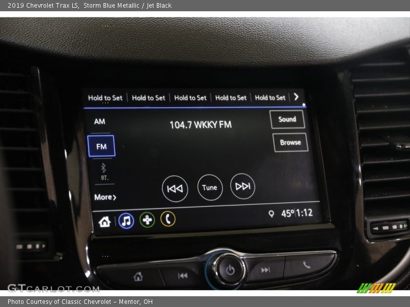 Storm Blue Metallic / Jet Black 2019 Chevrolet Trax LS