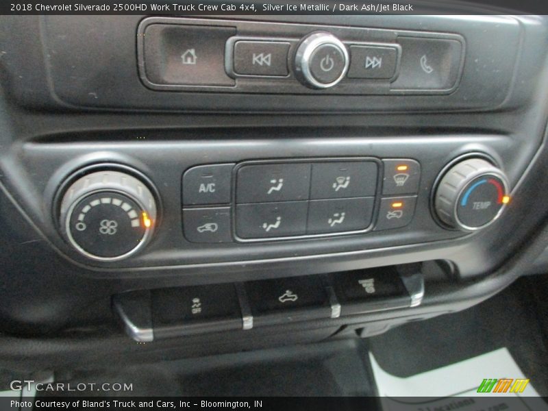 Silver Ice Metallic / Dark Ash/Jet Black 2018 Chevrolet Silverado 2500HD Work Truck Crew Cab 4x4