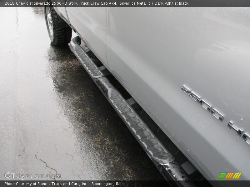 Silver Ice Metallic / Dark Ash/Jet Black 2018 Chevrolet Silverado 2500HD Work Truck Crew Cab 4x4