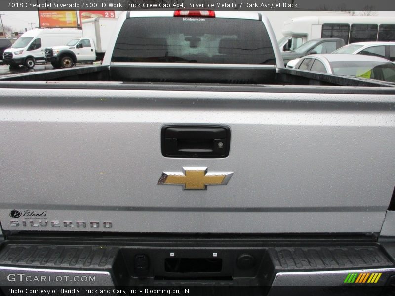 Silver Ice Metallic / Dark Ash/Jet Black 2018 Chevrolet Silverado 2500HD Work Truck Crew Cab 4x4