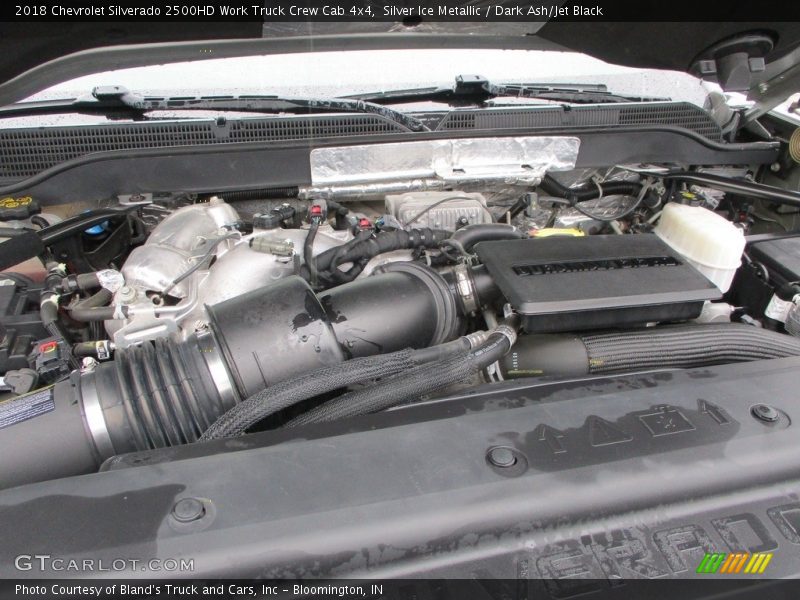 Silver Ice Metallic / Dark Ash/Jet Black 2018 Chevrolet Silverado 2500HD Work Truck Crew Cab 4x4