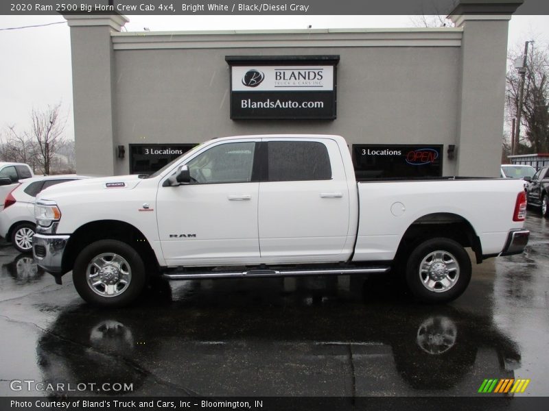 Bright White / Black/Diesel Gray 2020 Ram 2500 Big Horn Crew Cab 4x4