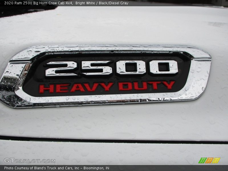 Bright White / Black/Diesel Gray 2020 Ram 2500 Big Horn Crew Cab 4x4