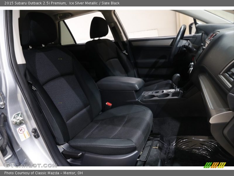Front Seat of 2015 Outback 2.5i Premium