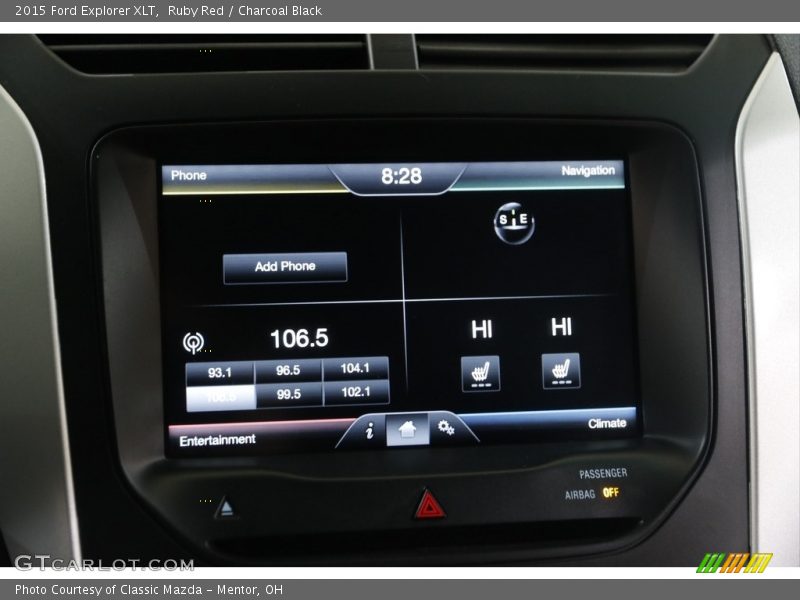 Ruby Red / Charcoal Black 2015 Ford Explorer XLT