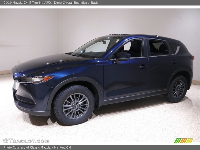 Deep Crystal Blue Mica / Black 2019 Mazda CX-5 Touring AWD