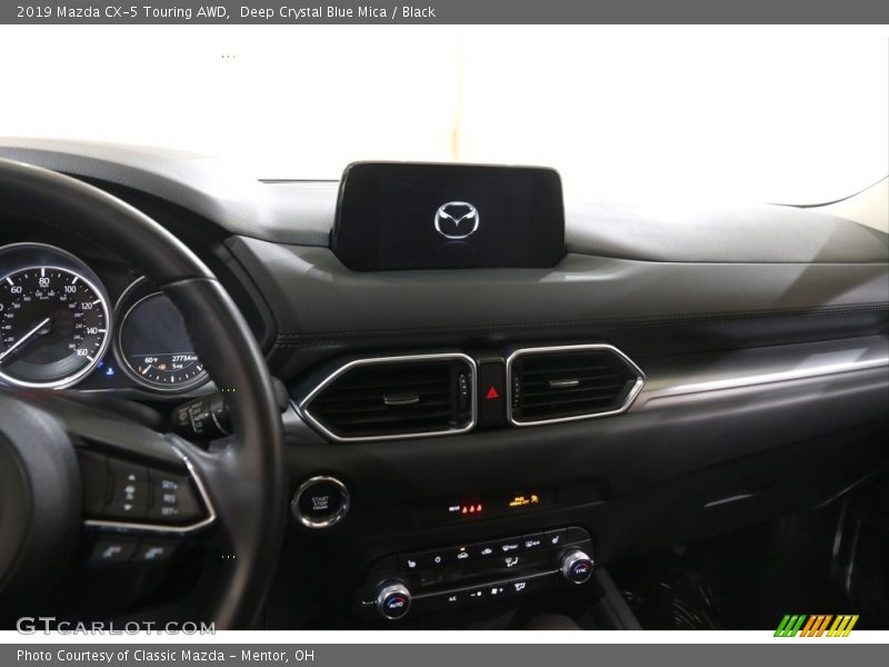 Deep Crystal Blue Mica / Black 2019 Mazda CX-5 Touring AWD