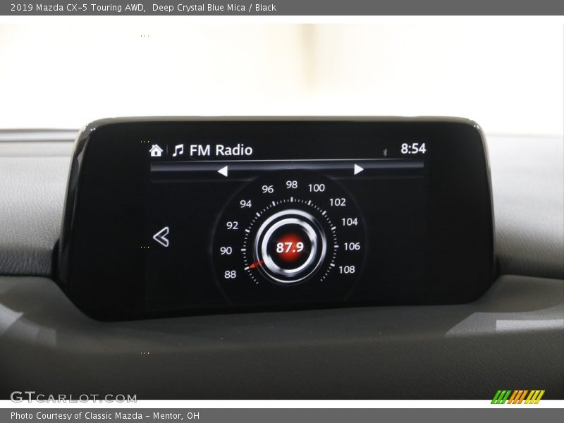 Deep Crystal Blue Mica / Black 2019 Mazda CX-5 Touring AWD