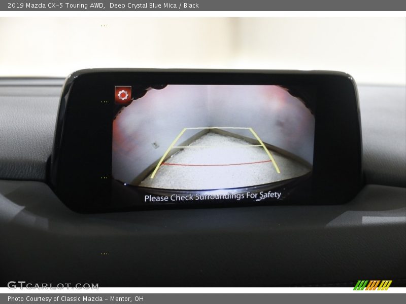 Deep Crystal Blue Mica / Black 2019 Mazda CX-5 Touring AWD