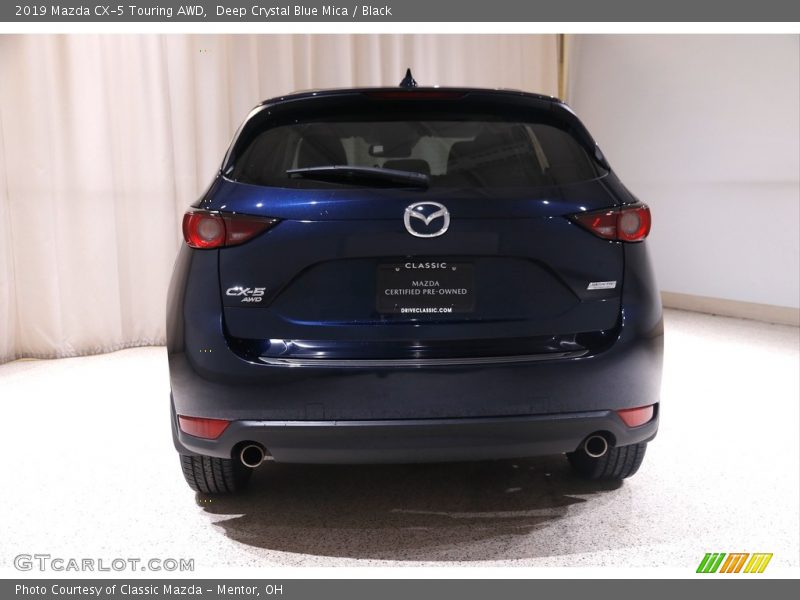 Deep Crystal Blue Mica / Black 2019 Mazda CX-5 Touring AWD