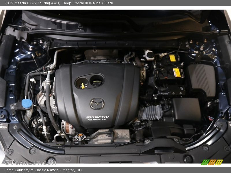 Deep Crystal Blue Mica / Black 2019 Mazda CX-5 Touring AWD