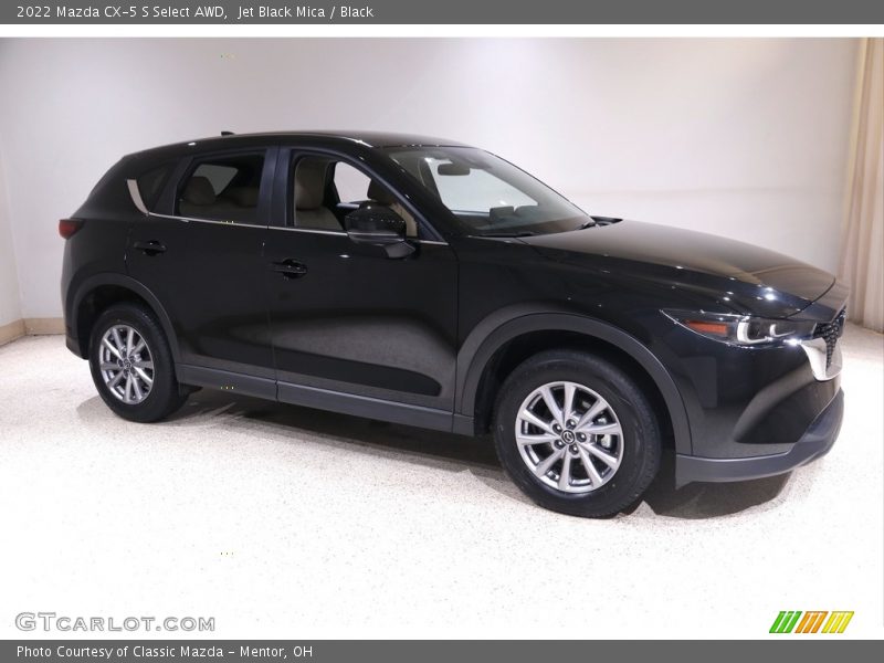Jet Black Mica / Black 2022 Mazda CX-5 S Select AWD