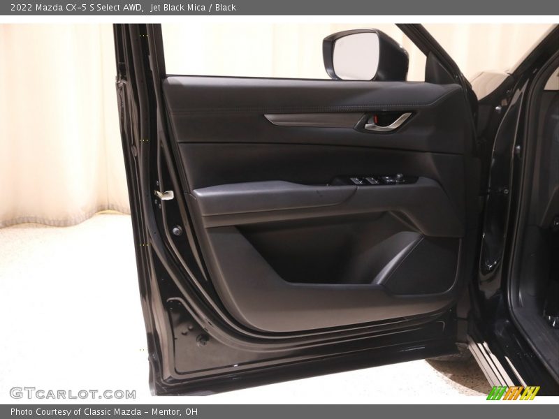 Jet Black Mica / Black 2022 Mazda CX-5 S Select AWD