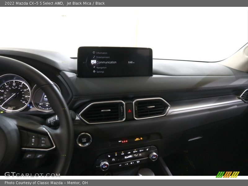Jet Black Mica / Black 2022 Mazda CX-5 S Select AWD