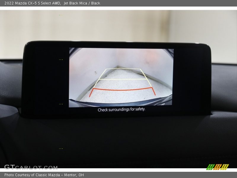 Jet Black Mica / Black 2022 Mazda CX-5 S Select AWD