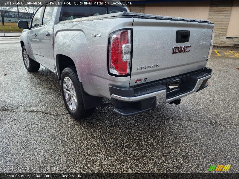 Quicksilver Metallic / Cocoa/Dune 2016 GMC Canyon SLT Crew Cab 4x4