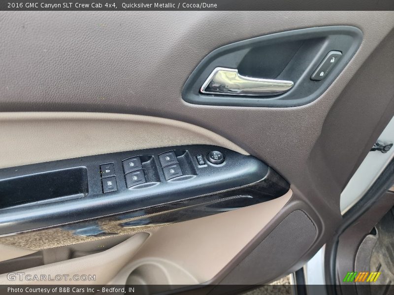 Quicksilver Metallic / Cocoa/Dune 2016 GMC Canyon SLT Crew Cab 4x4
