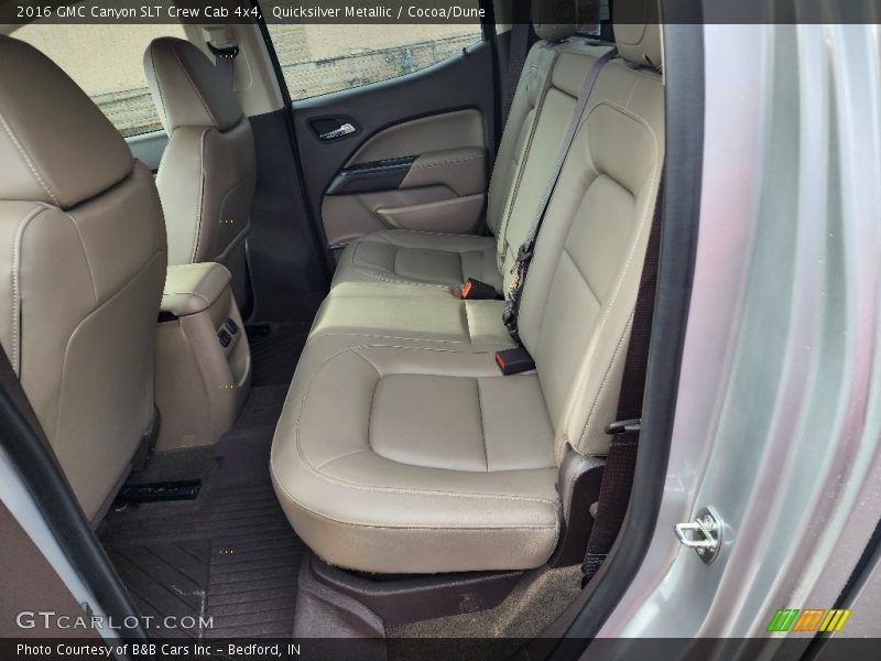 Quicksilver Metallic / Cocoa/Dune 2016 GMC Canyon SLT Crew Cab 4x4